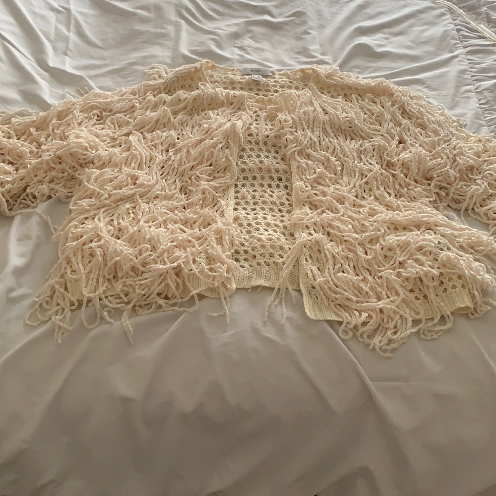 Forever 21 fringe cardigan
